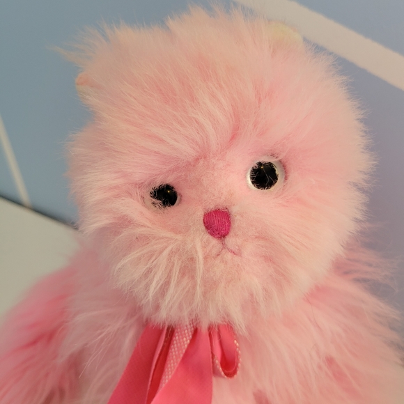 Ty Pink Cat Classic Pinkys 12" Kitty Persian Orchid Stuffed Plush Soft Toy 2004 - Picture 5 of 11